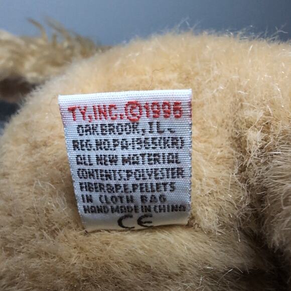 Lot of 2 Ty Classic Corky Cocker Spaniel Baby Paws Bear Lying Puppy Dog 1996 - Picture 10 of 16